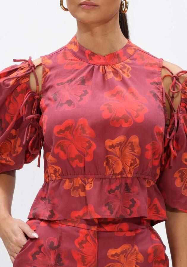 HARPER & YVE Dames Tops & T-shirts Jacey-ss 401 Bordeaux - Foto 4