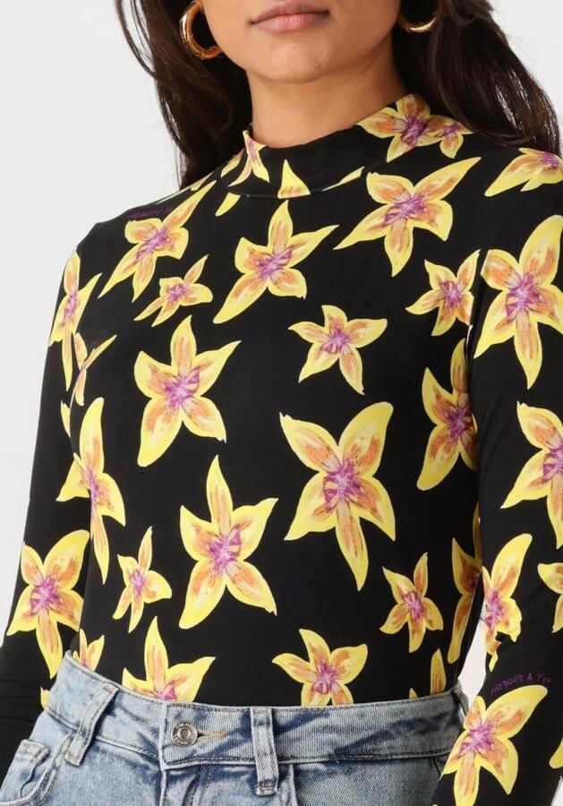 Harper & Yve Lange Mouw Top Jeff-Ls Multicolor Dames