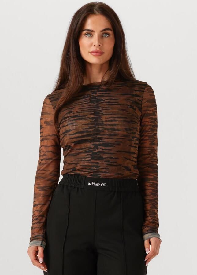 HARPER & YVE Dames Tops & T-shirts June-ls Bruin - Foto 4