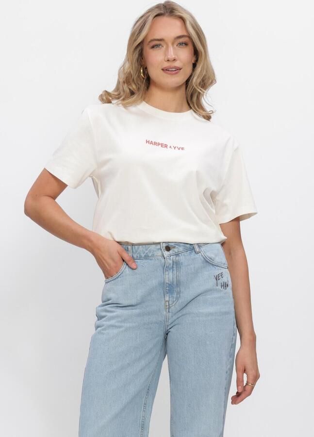 HARPER & YVE Dames Tops & T-shirts Mexicanback-ss Creme