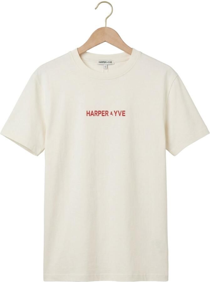 HARPER & YVE Dames Tops & T-shirts Mexicanback-ss Creme - Foto 2