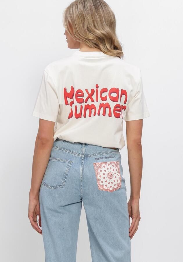 HARPER & YVE Dames Tops & T-shirts Mexicanback-ss Creme - Foto 3