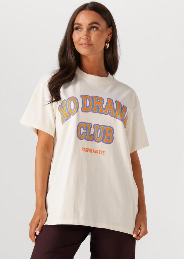 HARPER & YVE Dames Tops & T-shirts Nodramaclub-ss Wit - Foto 4