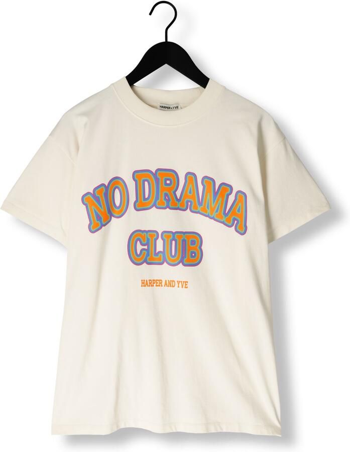 HARPER & YVE Dames Tops & T-shirts Nodramaclub-ss Wit