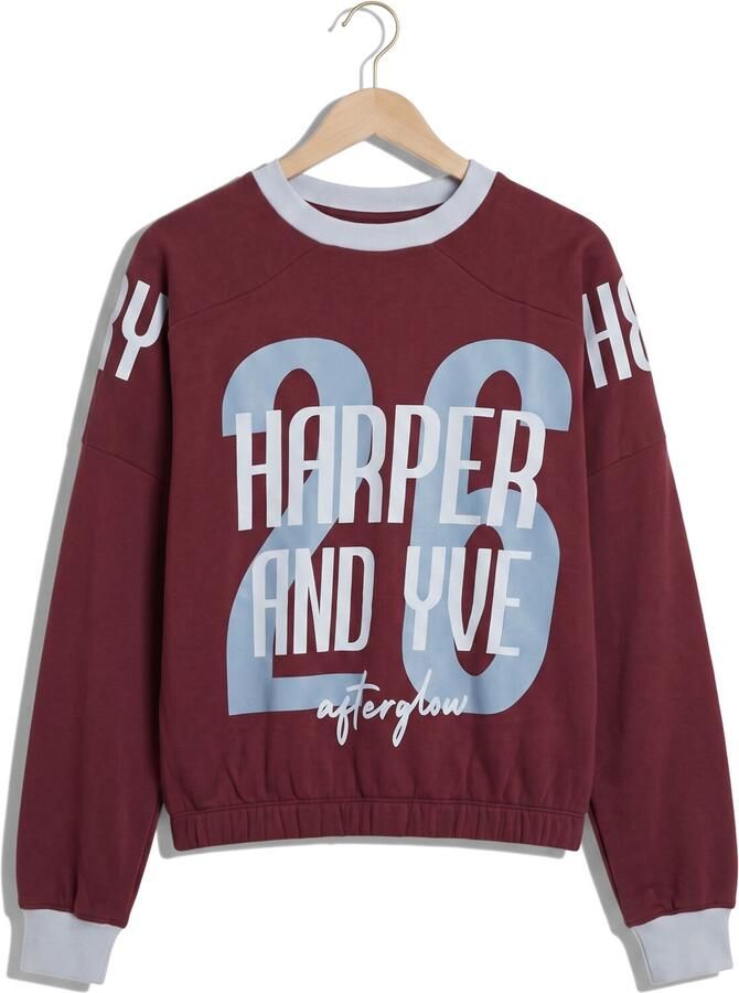 HARPER & YVE Dames Tops & T-shirts Race-sw Bordeaux - Foto 2