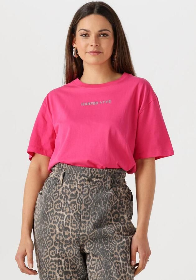 HARPER & YVE Dames Tops & T-shirts Rhinestone-ss Roze - Foto 4