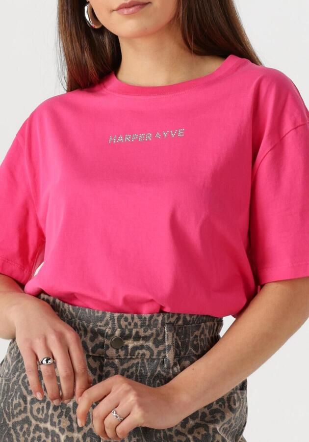 HARPER & YVE Dames Tops & T-shirts Rhinestone-ss Roze - Foto 2
