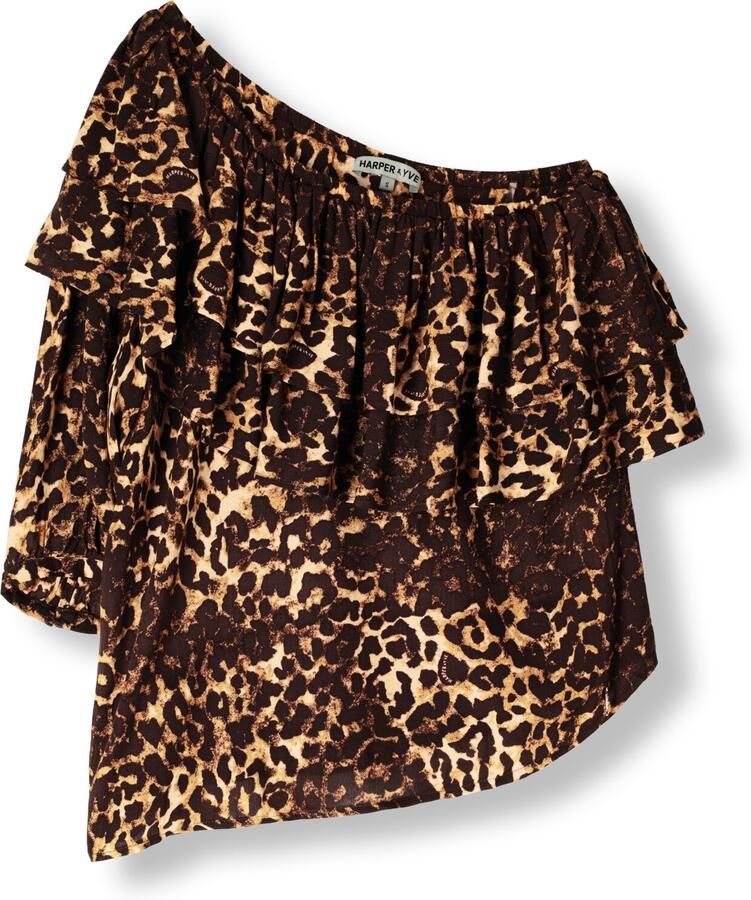 HARPER & YVE Dames Tops & T-shirts Rosie-ss Bruin