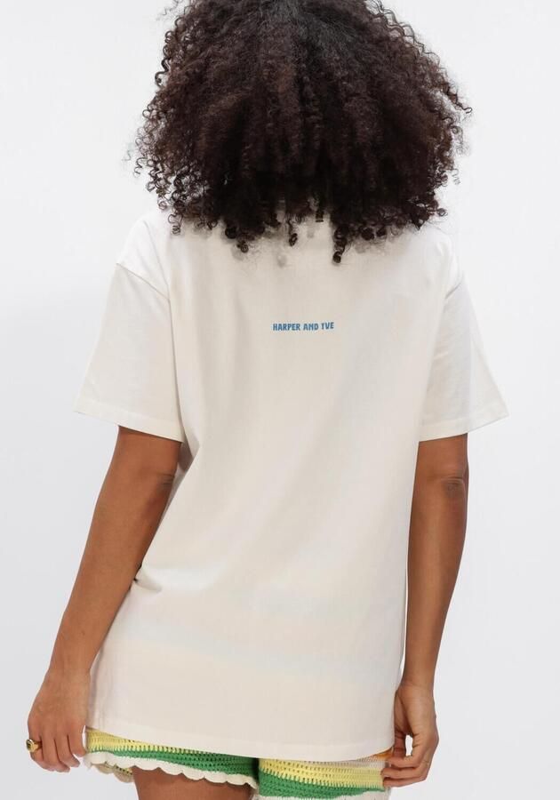 HARPER & YVE Dames Tops & T-shirts Solysombra-ss Ecru - Foto 3