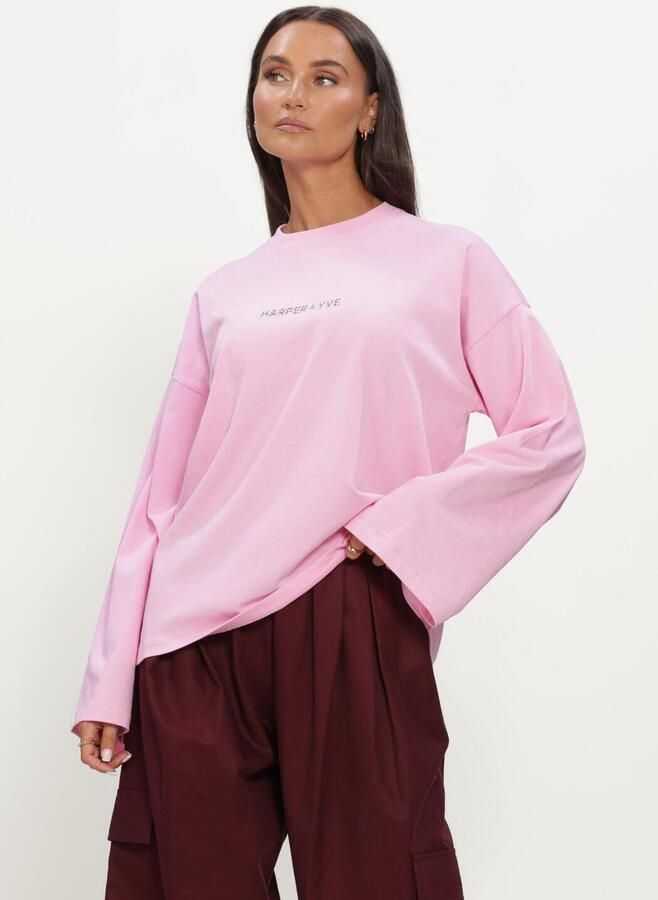 HARPER & YVE Dames Tops & T-shirts Tommy-ls Roze