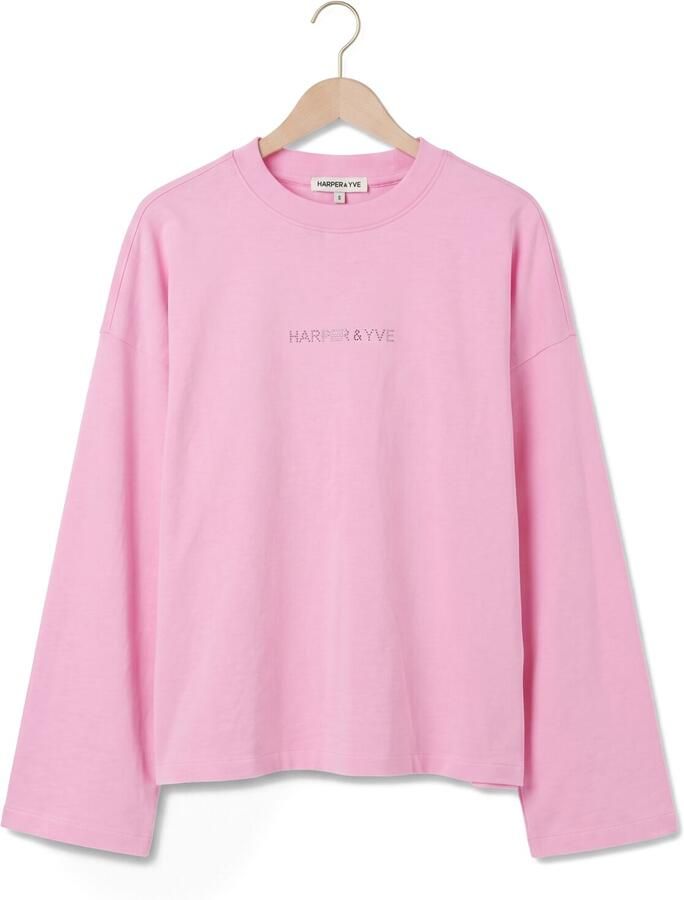 HARPER & YVE Dames Tops & T-shirts Tommy-ls Roze - Foto 2