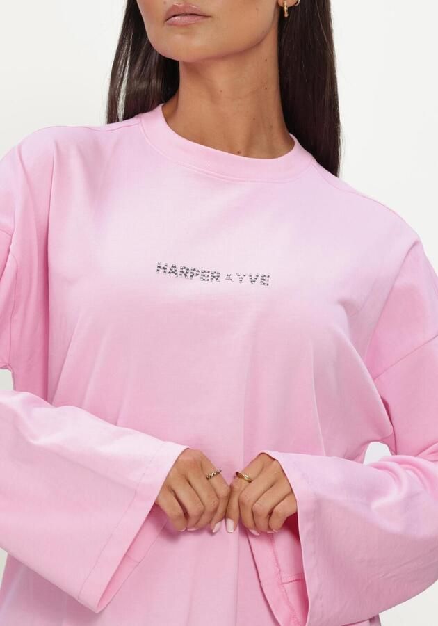 HARPER & YVE Dames Tops & T-shirts Tommy-ls Roze - Foto 4