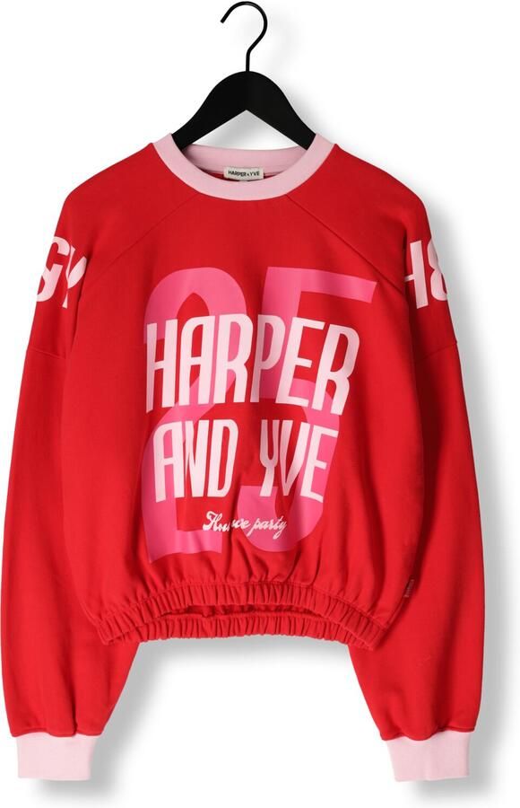 HARPER & YVE Dames Truien & Vesten Howweparty-sw Rood - Foto 3