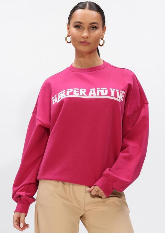 HARPER & YVE Dames Truien & Vesten Lex-sw Fuchsia