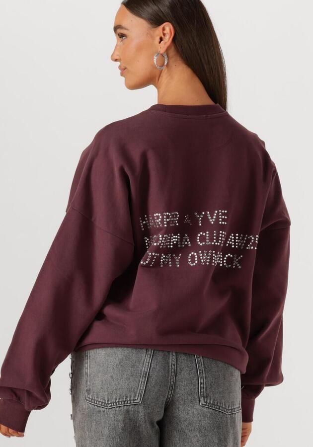 HARPER & YVE Dames Truien & Vesten Rhinestone-sw Bordeaux - Foto 3