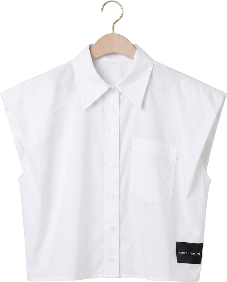 HAUTE L'AMITIÉ Dames Blouses Dinnie Ns Poplin Shirt Wit - Foto 2