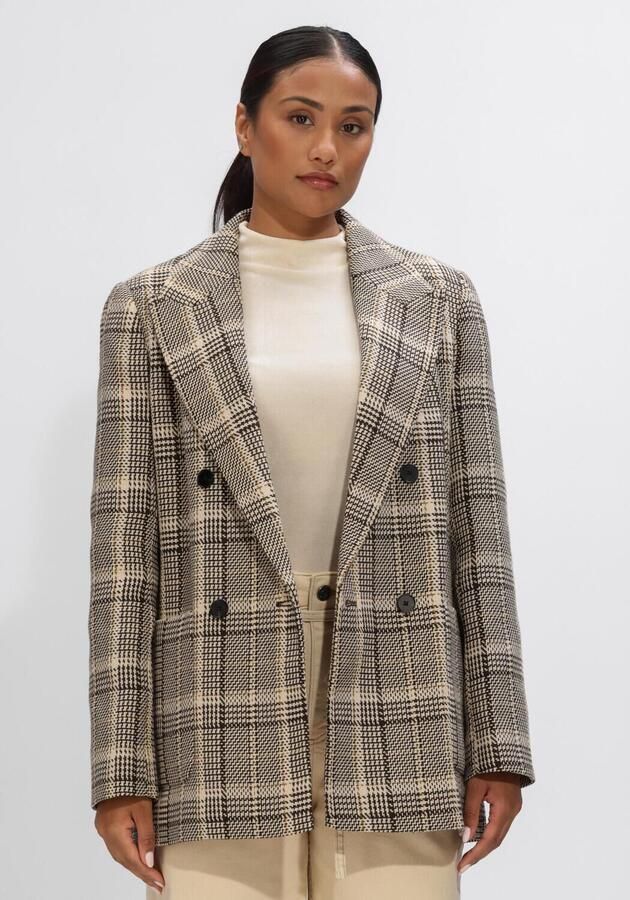 HAUTE L'AMITIÉ Haute L'Amitié Dames Blazers Blanket Check Blazer Multi