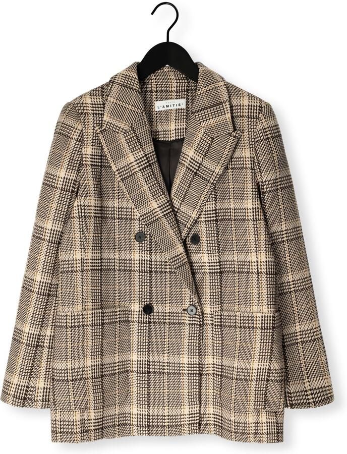 HAUTE L'AMITIÉ Haute L'Amitié Dames Blazers Blanket Check Blazer Multi - Foto 2