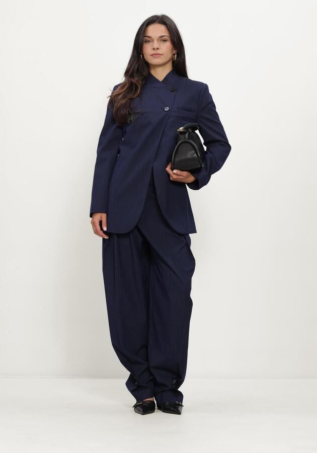 HAUTE L'AMITIÉ Haute L'Amitié Dames Blazers Navy Pin Overlap Blazer Donkerblauw - Foto 4