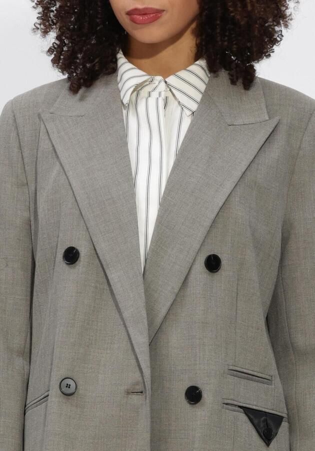 HAUTE L'AMITIÉ Haute L'Amitié Dames Blazers Nicole Low Triangle Blazer Taupe - Foto 4