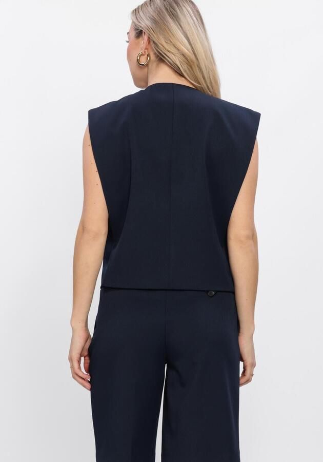 HAUTE L'AMITIÉ Haute L'Amitié Dames Blazers Premiere Box Waistcoat Donkerblauw - Foto 2