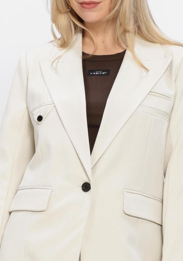 HAUTE L'AMITIÉ Haute L'Amitié Dames Blazers Premiere Hook Blazer Gebroken Wit - Foto 3