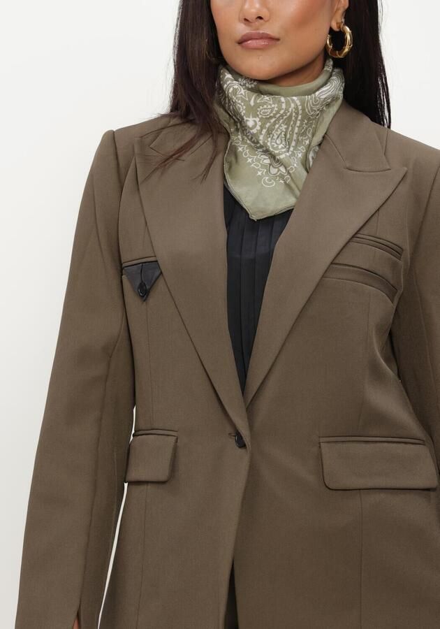 HAUTE L'AMITIÉ Haute L'Amitié Dames Blazers Premiere Hook Blazer Khaki - Foto 4