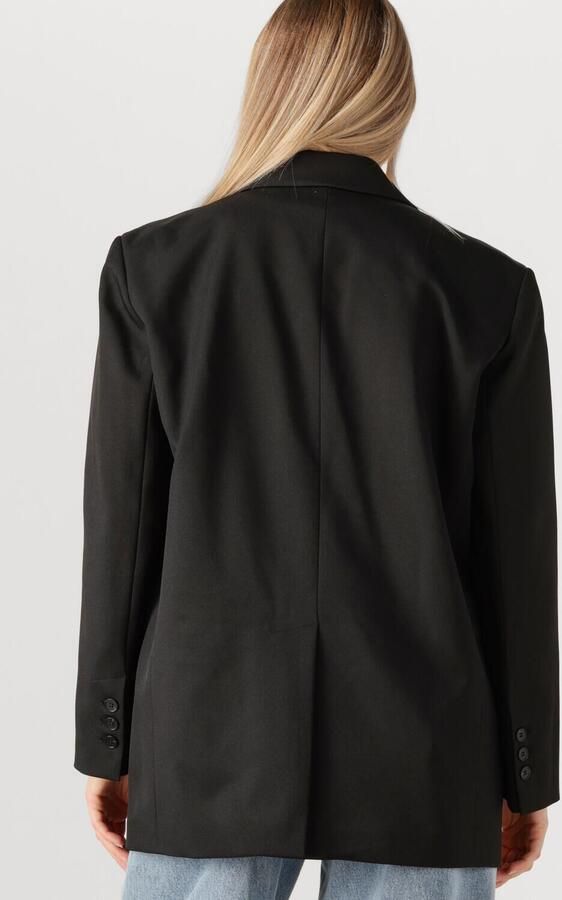 HAUTE L'AMITIÉ Haute L'Amitié Dames Blazers Premiere Oversize Triangle Blazer Zwart - Foto 3