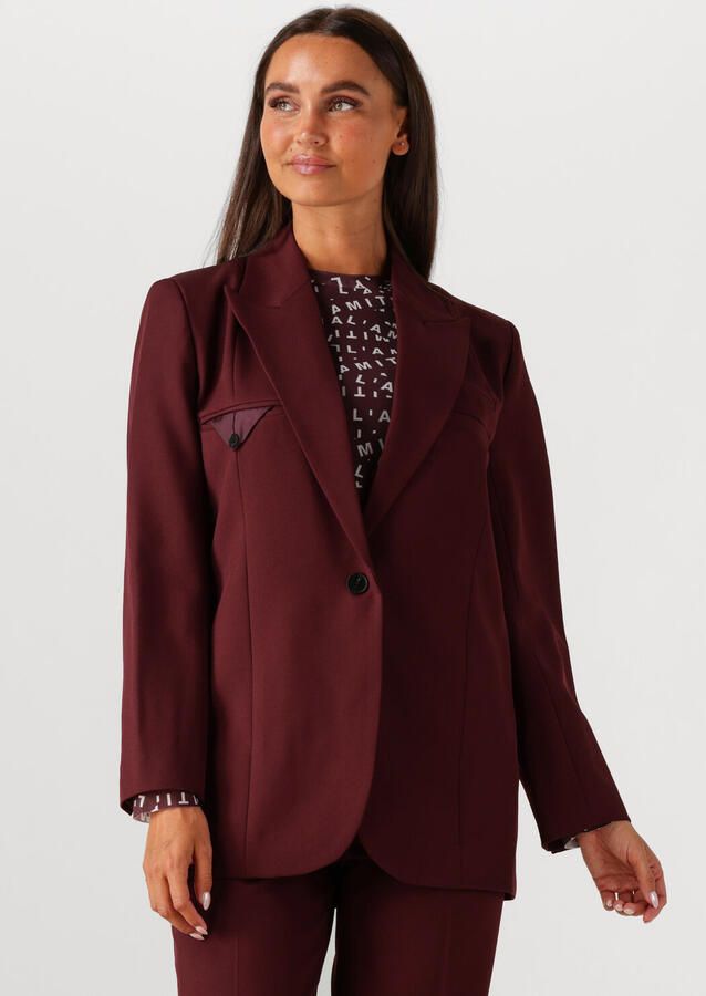 HAUTE L'AMITIÉ Haute L'Amitié Dames Blazers Premiere Single Blazer Bordeaux - Foto 4
