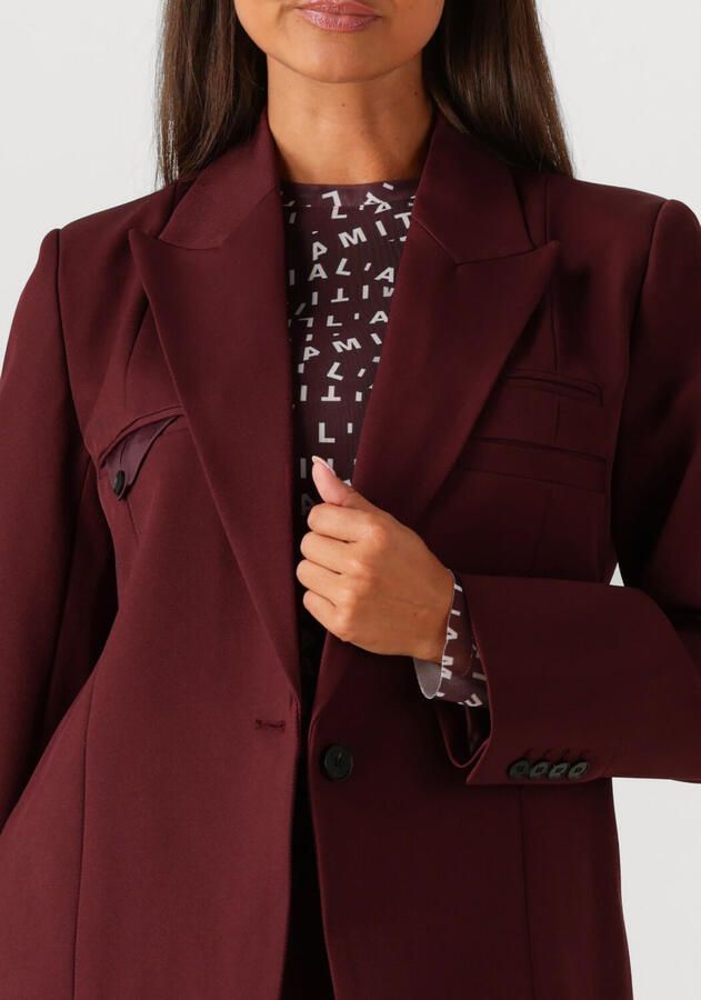 HAUTE L'AMITIÉ Haute L'Amitié Dames Blazers Premiere Single Blazer Bordeaux