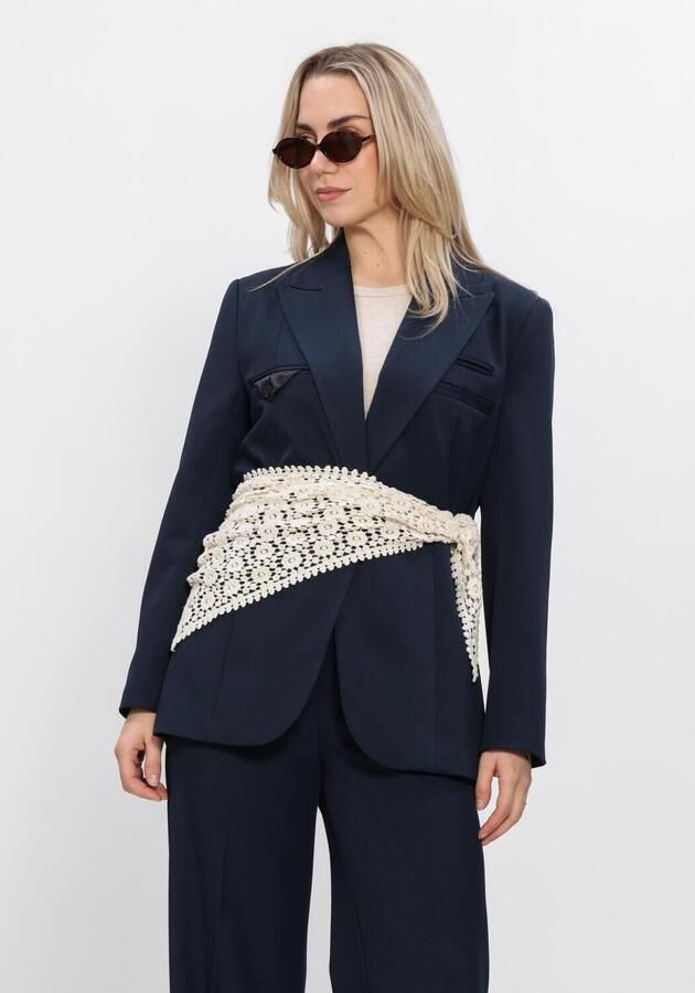 HAUTE L'AMITIÉ Haute L'Amitié Dames Blazers Premiere Single Blazer Donkerblauw