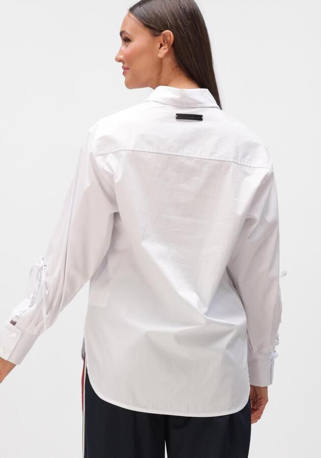 HAUTE L'AMITIÉ Haute L'Amitié Dames Blouses Alvina Pure Tie Shirt Wit - Foto 3