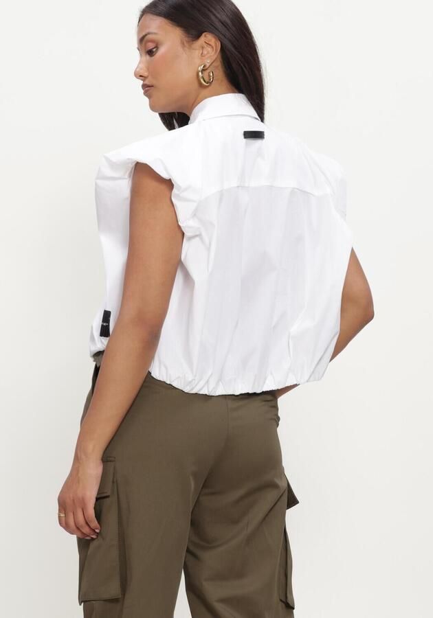 HAUTE L'AMITIÉ Dames Blouses Dinnie Ns Poplin Shirt Wit