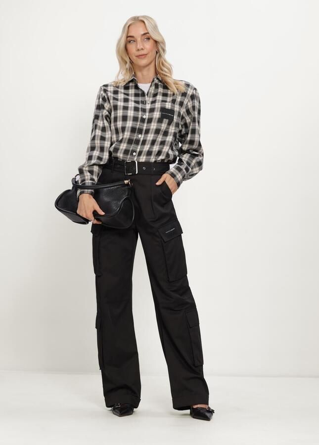 HAUTE L'AMITIÉ Haute L'Amitié Dames Broeken Rabi Cargo Pocket Tall Pant Zwart - Foto 2