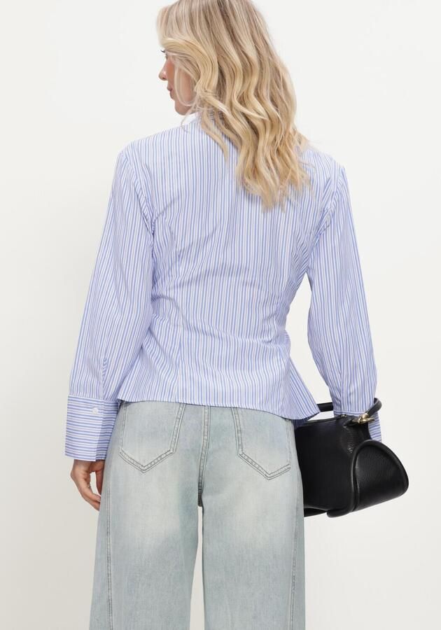 HAUTE L'AMITIÉ Haute L'Amitié Dames Blouses Nina Strap Shirt Blauw - Foto 2