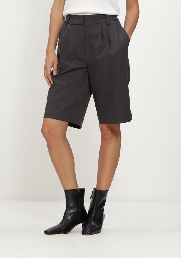 HAUTE L'AMITIÉ Haute L'Amitié Dames Broeken Amy Bermuda Donkergrijs