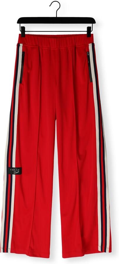 HAUTE L'AMITIÉ Haute L'Amitié Dames Broeken Baggy Rn Track Tall Pants Rood - Foto 4