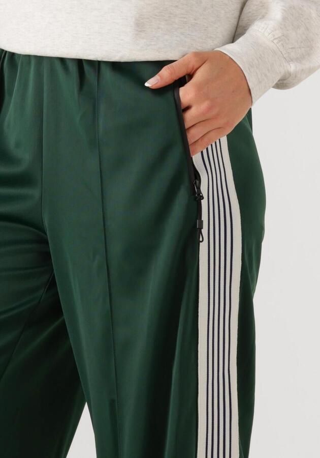 HAUTE L'AMITIÉ Haute L'Amitié Dames Broeken Baggy Track Tall Pants Donkergroen - Foto 2