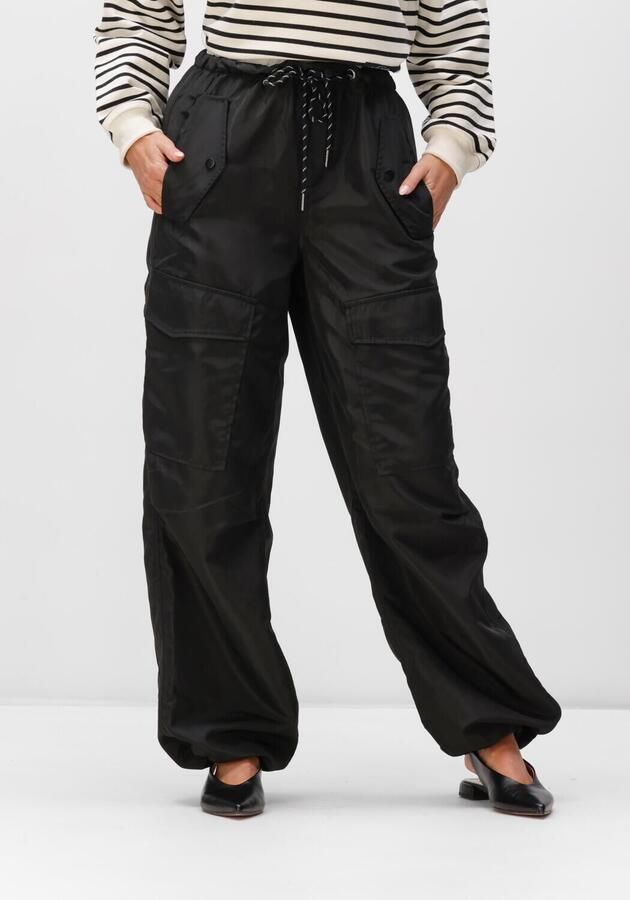 HAUTE L'AMITIÉ Haute L'Amitié Dames Broeken Cargo Pull On Tall Trouser Zwart - Foto 2