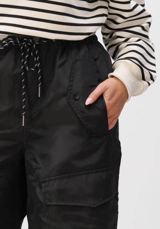 HAUTE L'AMITIÉ Haute L'Amitié Dames Broeken Cargo Pull On Tall Trouser Zwart - Foto 4