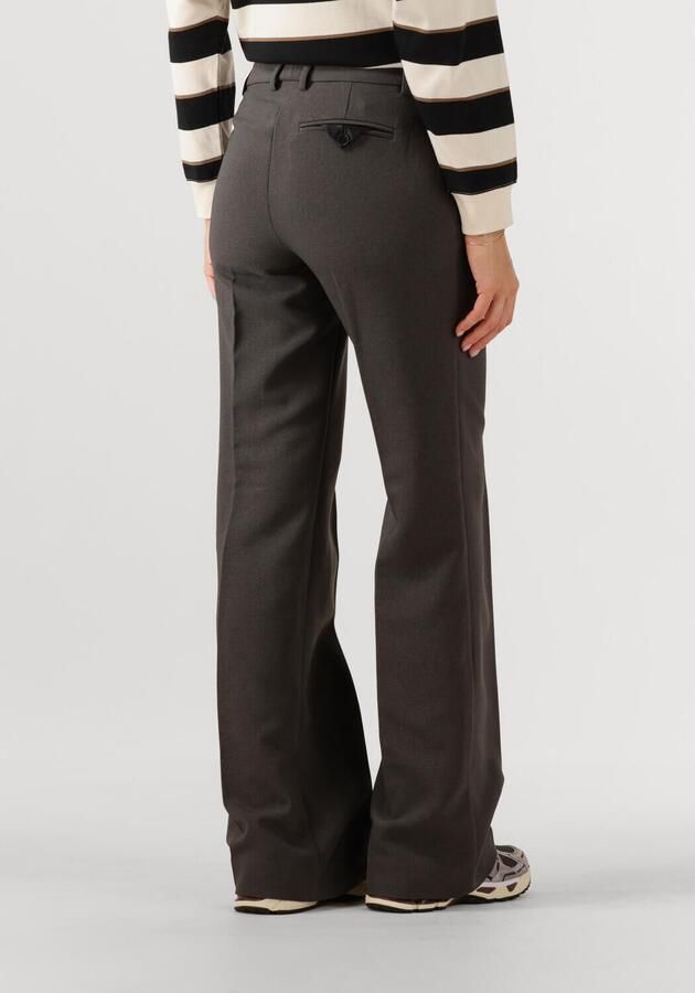 HAUTE L'AMITIÉ Haute L'Amitié Dames Broeken Emerald Tall Pant Donkergrijs