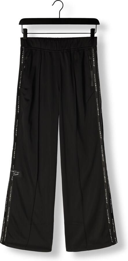 HAUTE L'AMITIÉ Haute L'Amitié Dames Broeken Logo Tape Track Tall Pant Zwart - Foto 3