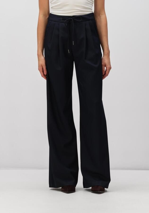HAUTE L'AMITIÉ Haute L'Amitié Dames Broeken Michelle Tailor Tie Tall Pant Donkerblauw