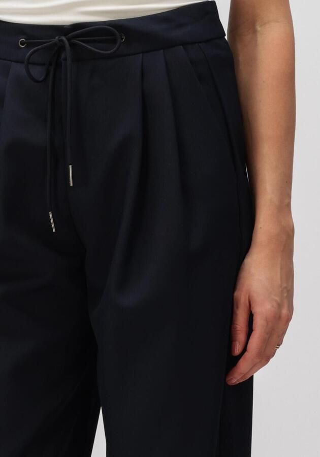 HAUTE L'AMITIÉ Haute L'Amitié Dames Broeken Michelle Tailor Tie Tall Pant Donkerblauw - Foto 3
