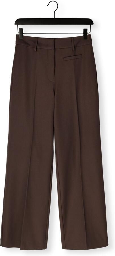 HAUTE L'AMITIÉ Haute L'Amitié Dames Broeken Premiere Plain Tall Pant Bruin - Foto 3