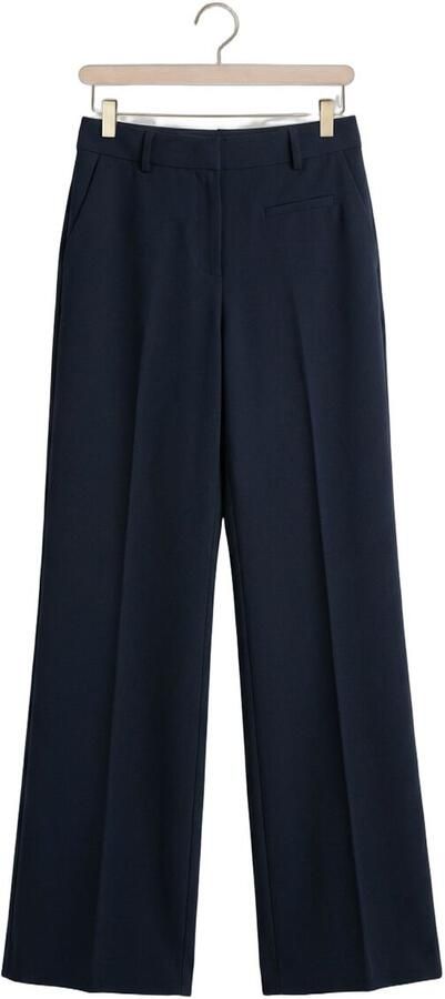 HAUTE L'AMITIÉ Haute L'Amitié Dames Broeken Premiere Plain Tall Pant Donkerblauw - Foto 4