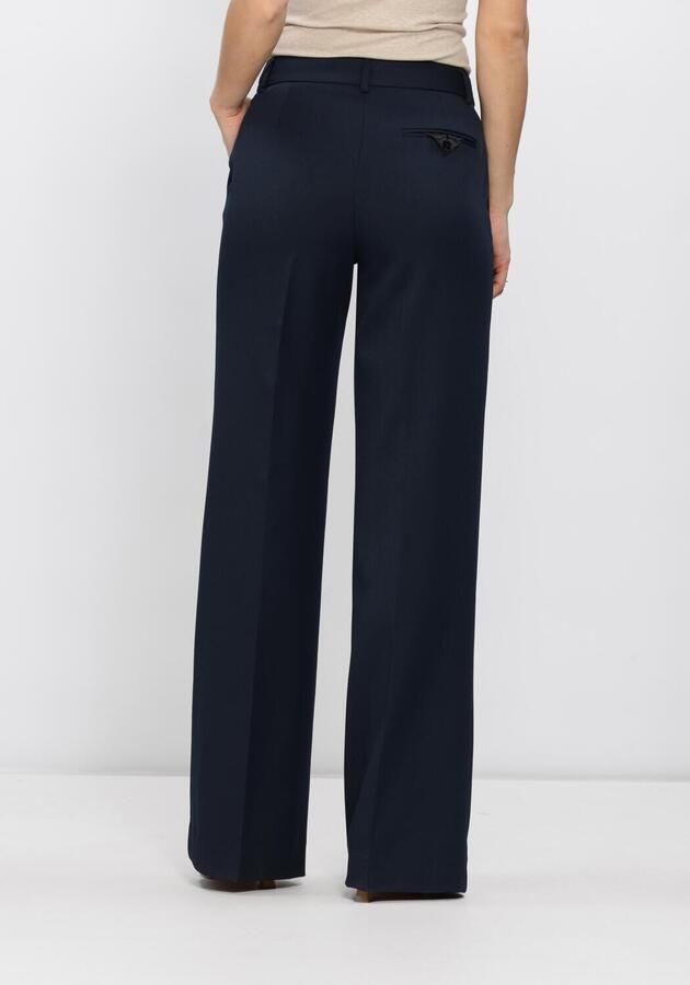 HAUTE L'AMITIÉ Haute L'Amitié Dames Broeken Premiere Plain Tall Pant Donkerblauw - Foto 2