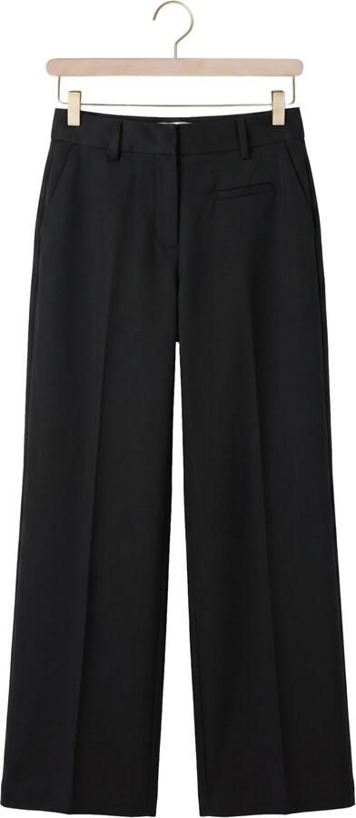 HAUTE L'AMITIÉ Haute L'Amitié Dames Broeken Premiere Plain Tall Pant Zwart