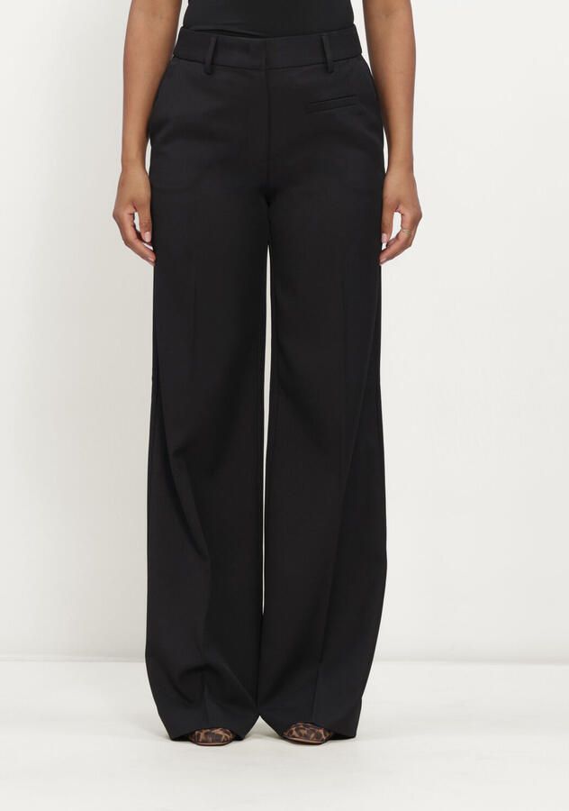 HAUTE L'AMITIÉ Haute L'Amitié Dames Broeken Premiere Plain Tall Pant Zwart - Foto 2