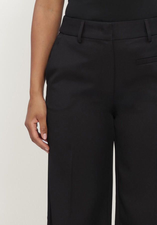 HAUTE L'AMITIÉ Haute L'Amitié Dames Broeken Premiere Plain Tall Pant Zwart - Foto 4